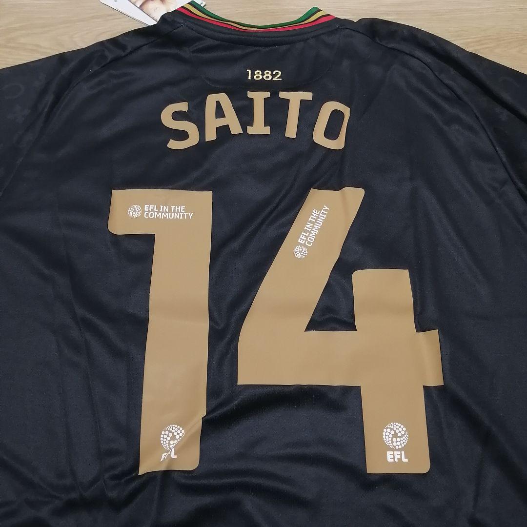 新品正規品 QPR 斉藤光毅 ユニフォーム チャンピオンシップパッチ 横浜FC