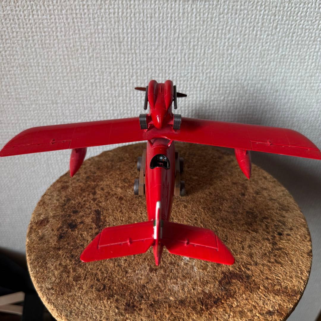 Savoia 1/48 ジブリ 紅の豚　サボイア　プラモデル　自作　筆塗り