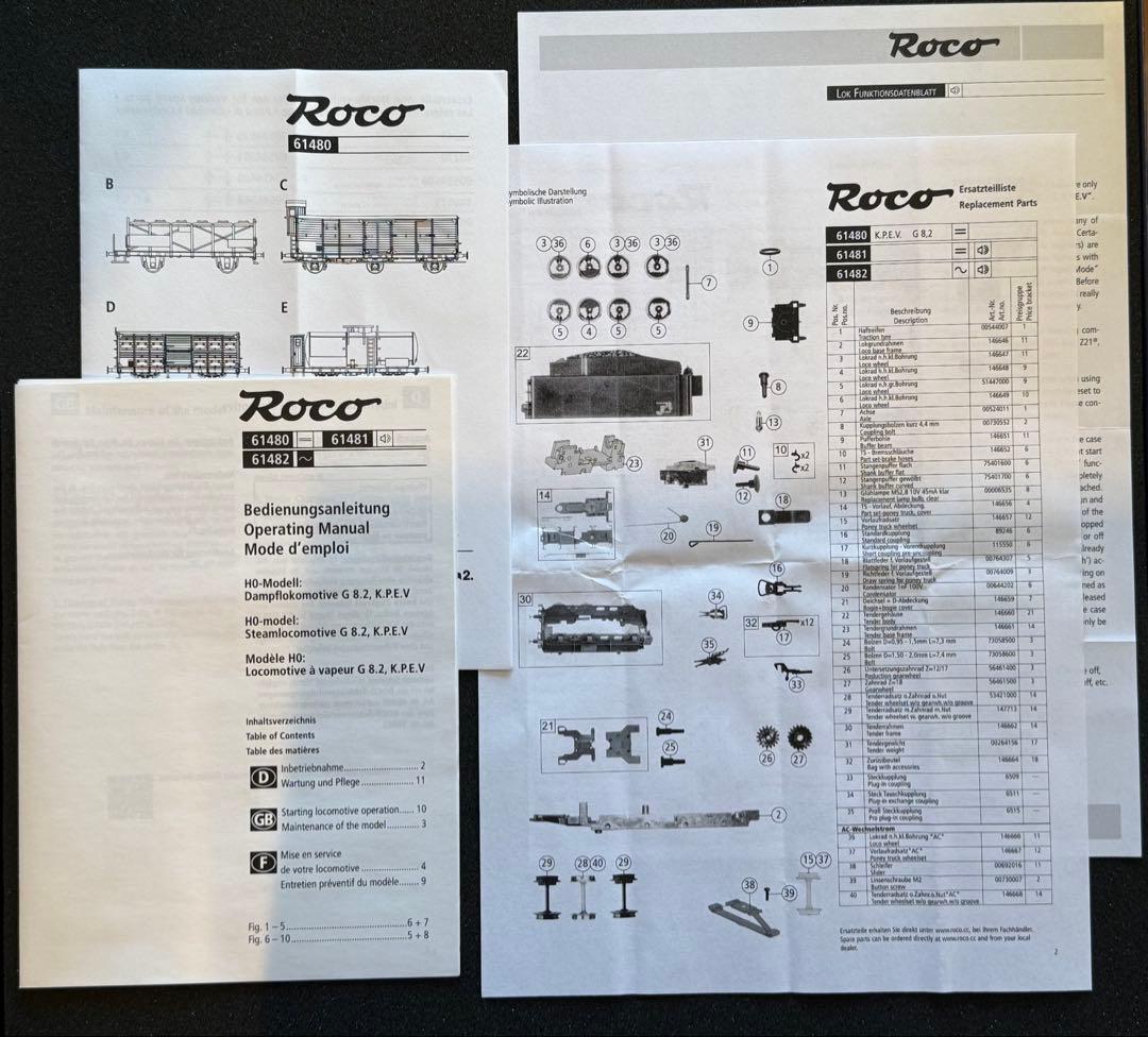 ROCO 61481 プロイセン国鉄 G8 K.P.E.V（HO）DCCサウンド