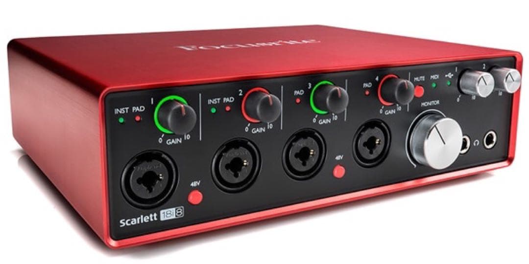 Focusrite Scarlett 18i8 USBオーディオインターフェース