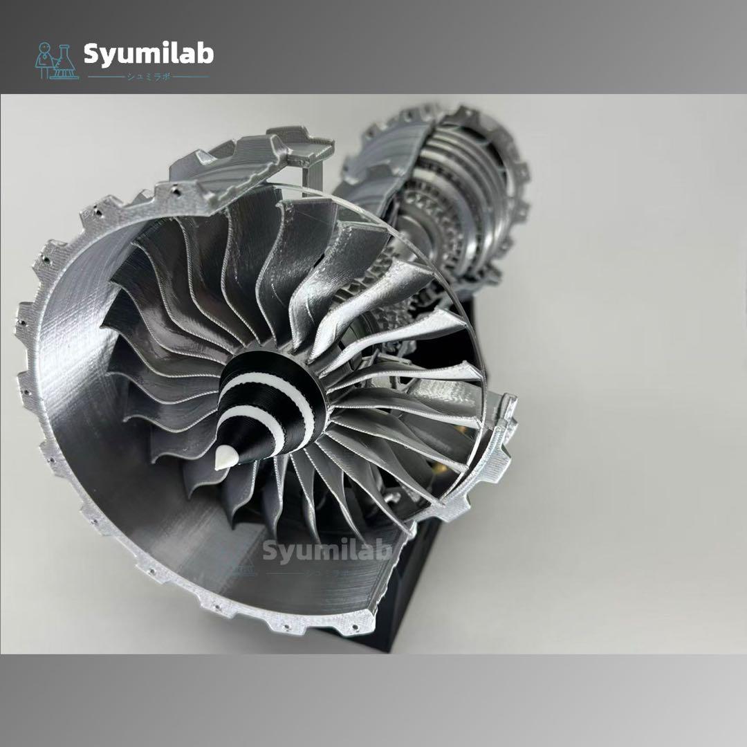 TR900 A380 航空機 エンジンモデル 3Dプリンタ　教育　プラモデル