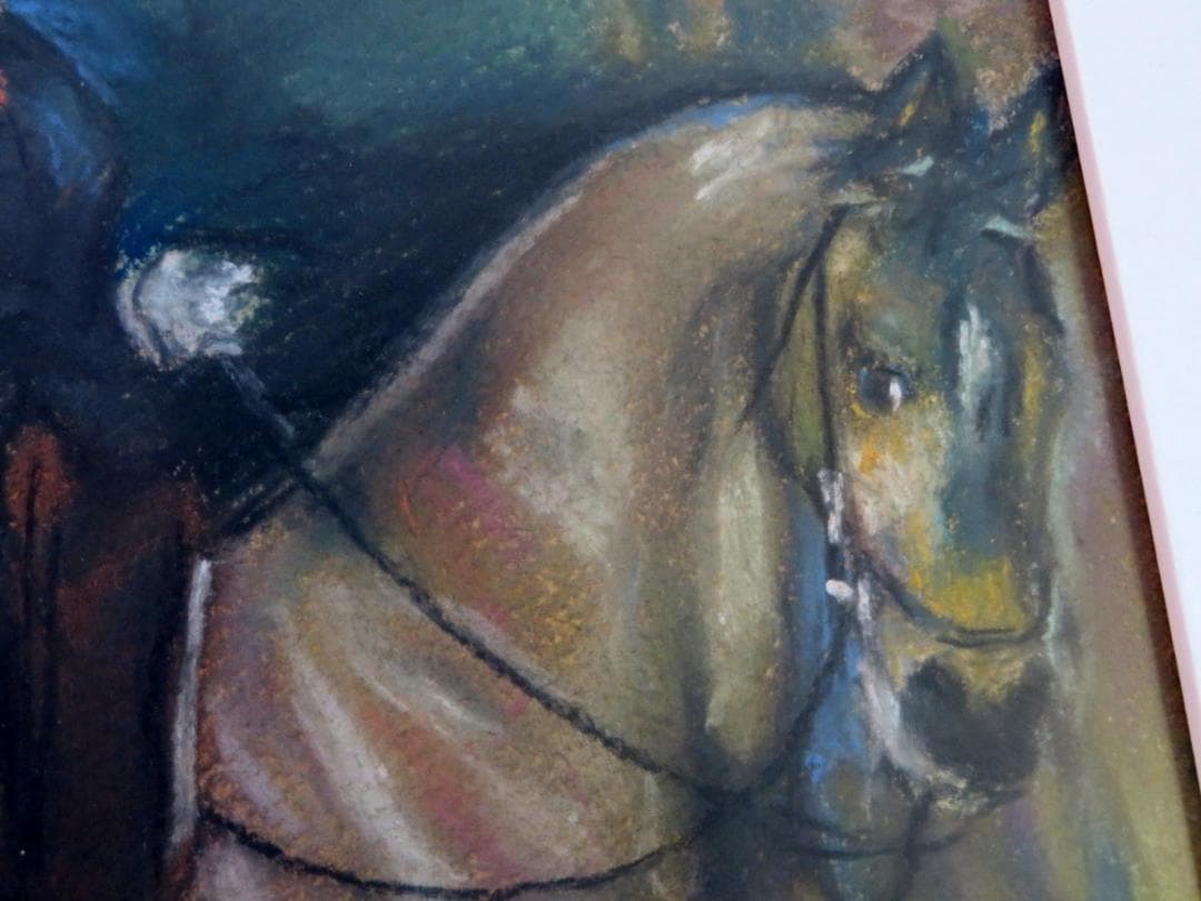 ピエール オーギュスト ルノワール ブローニュの森の乗馬道 ミクストメディア