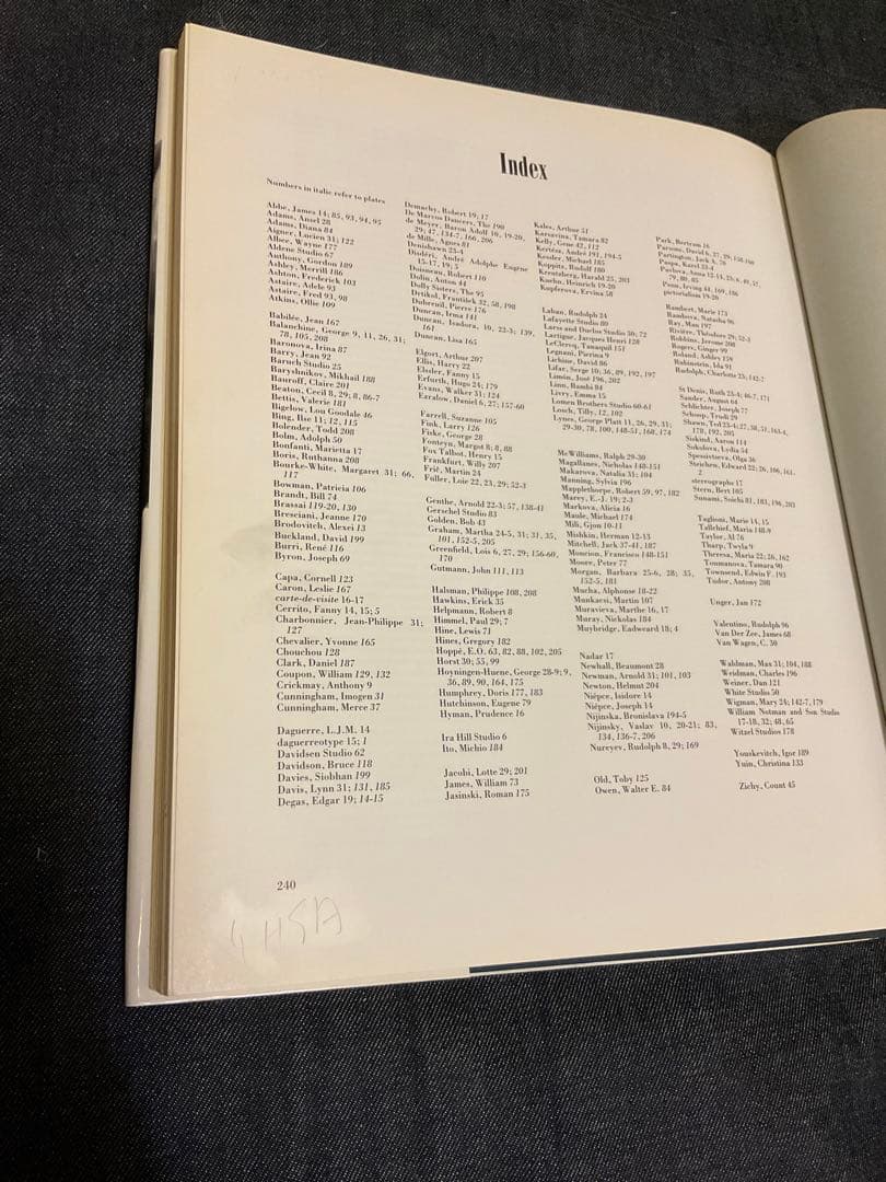 THE FUGITIVE GESTURE ダンス写真集 1987年