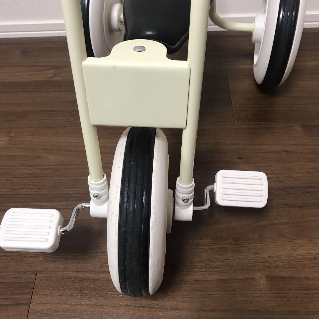 【無印良品】MUJI三輪車　舵取り棒付　説明書あり