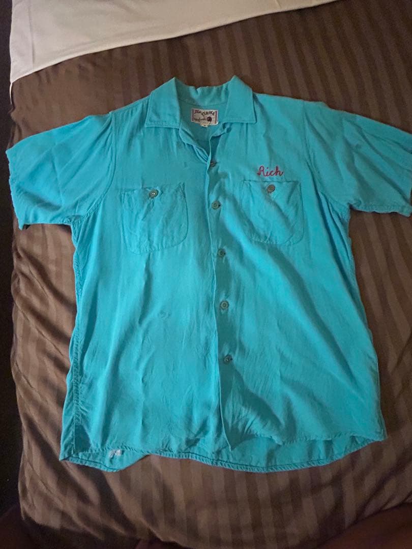 50s レーヨンボーリングシャツ