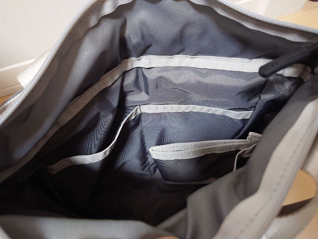 69 BRIEFING グレー 2way トートバッグ ラウンドバッグ