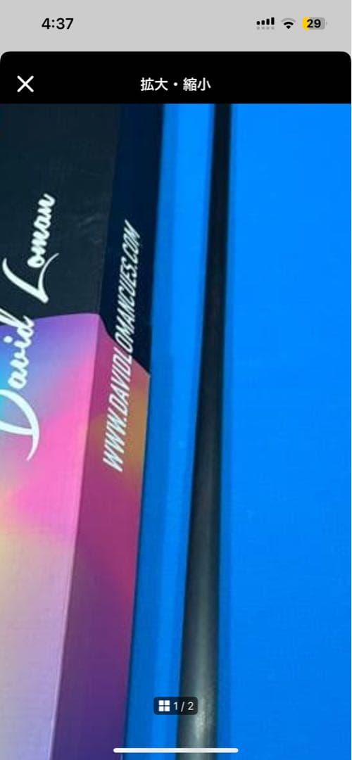 デビッド・ローマン　プレイ用カーボンシャフト　12.5ｍｍ　ラジアル