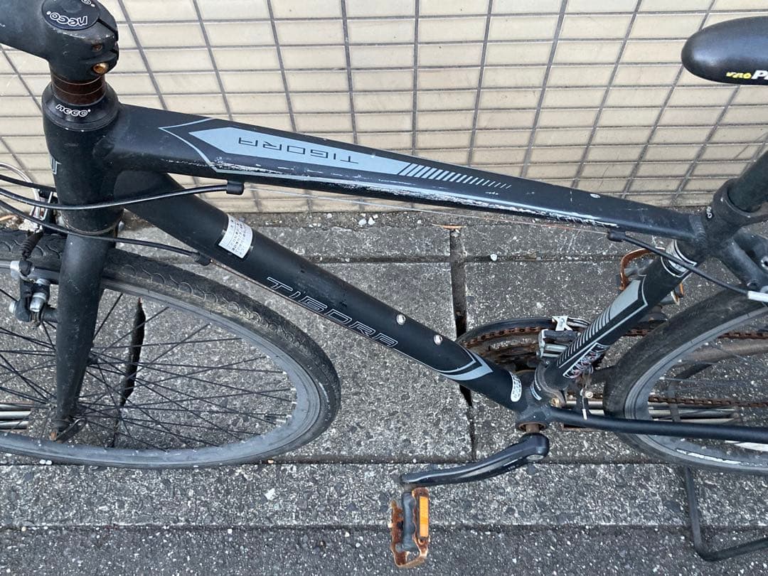 クロスバイク TIGORA ティゴラ 460mm 前3×後8段 アルミフレーム