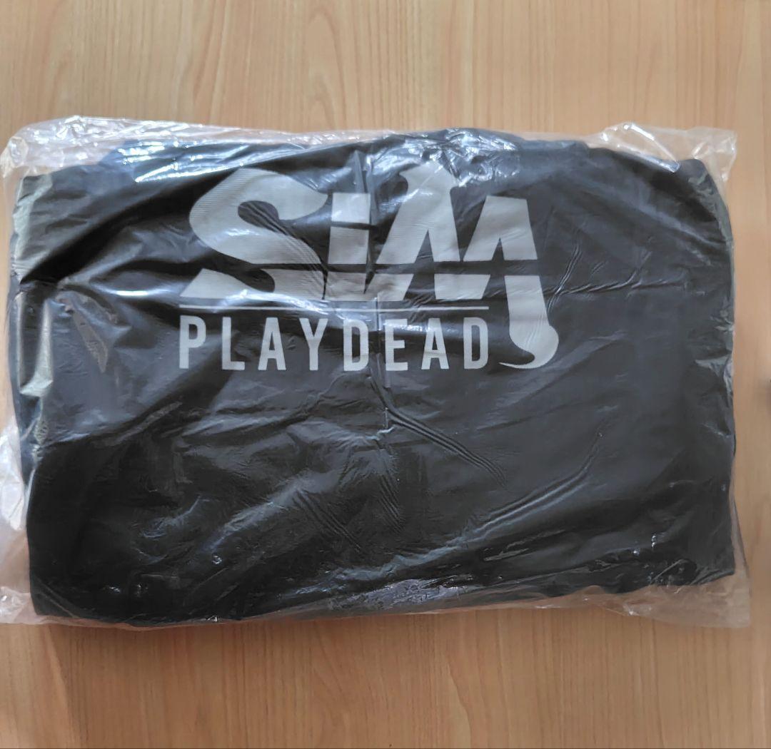SiM　PLAYDEAD　ジップアップデニムフーディー　黒　М