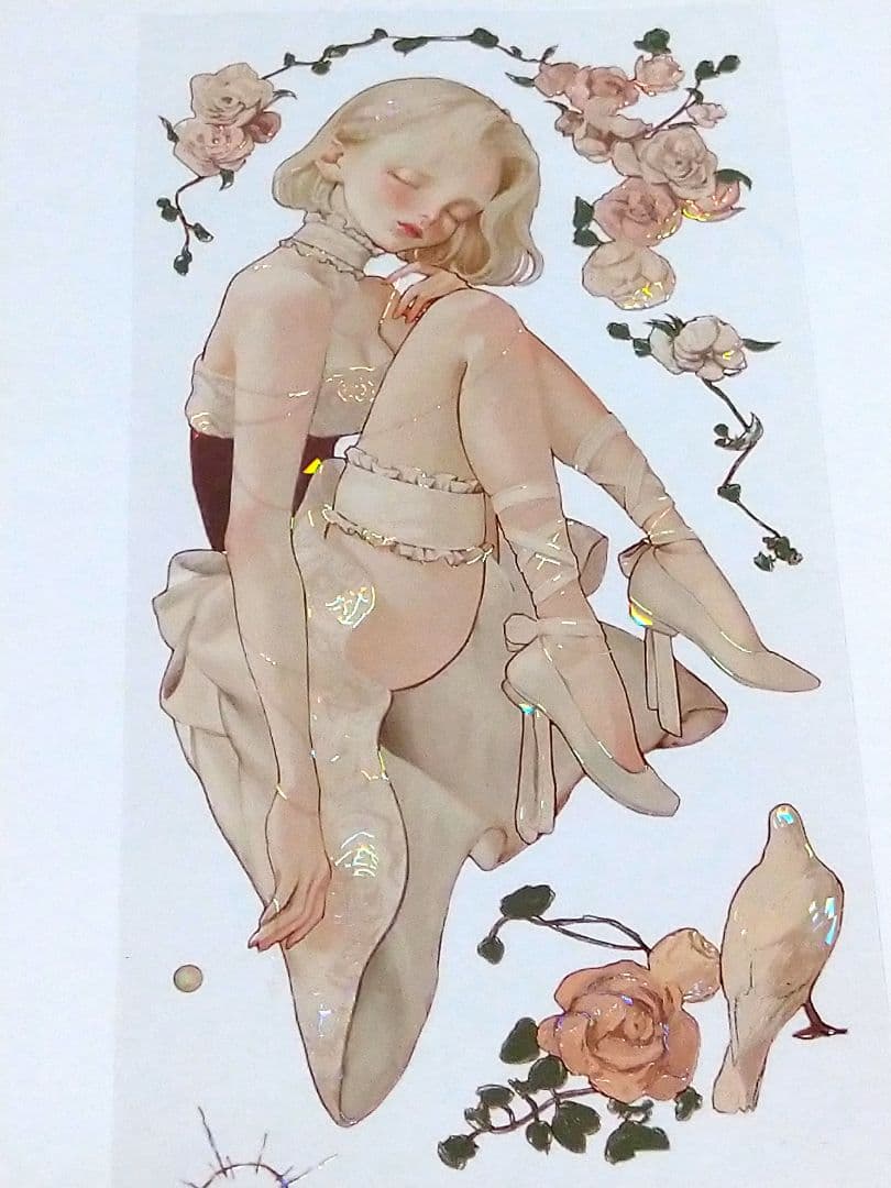 ✩再販✩J943＃失落的奥莉维亚(贝壳光)能猫日记切り売り海外人物マステ