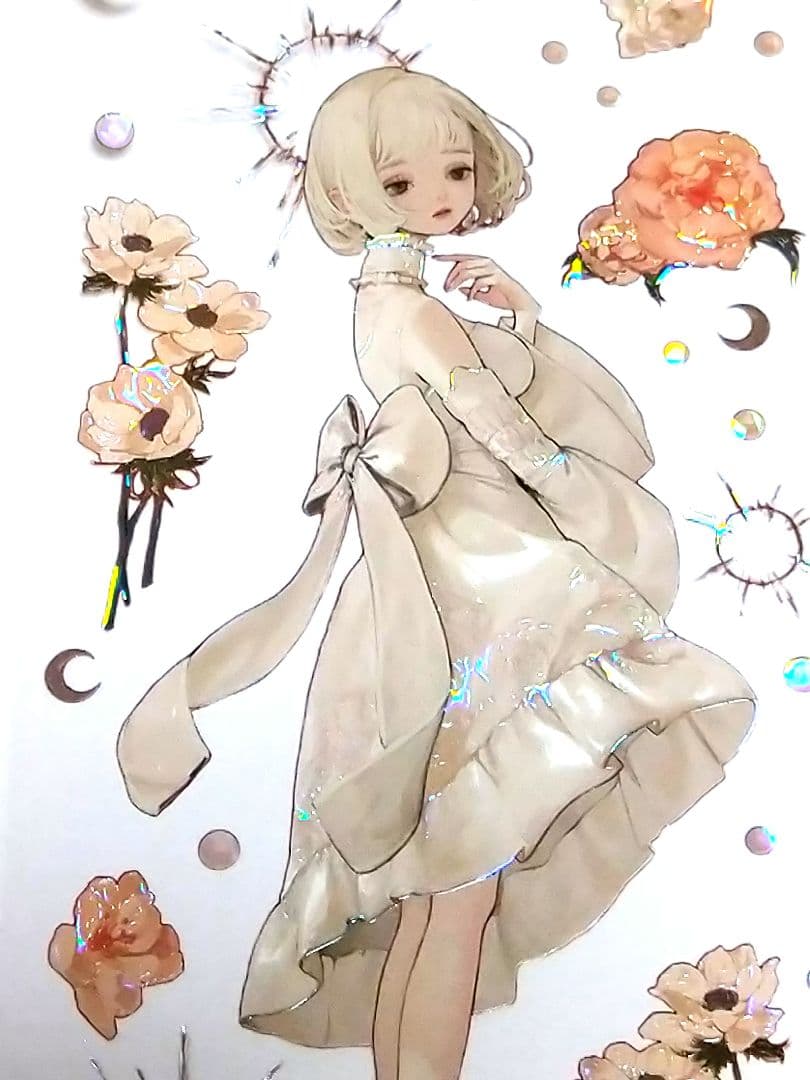 ✩再販✩J943＃失落的奥莉维亚(贝壳光)能猫日记切り売り海外人物マステ