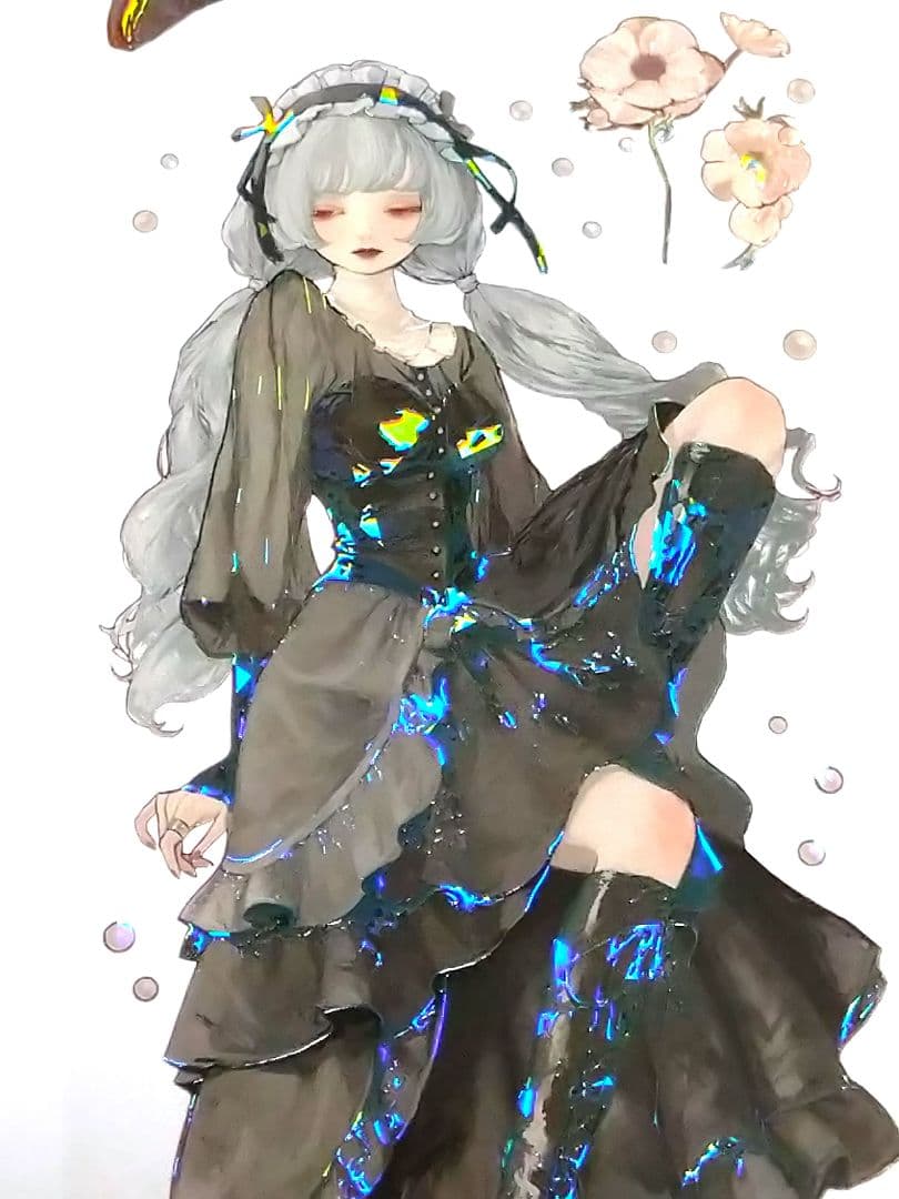 ✩再販✩J943＃失落的奥莉维亚(贝壳光)能猫日记切り売り海外人物マステ