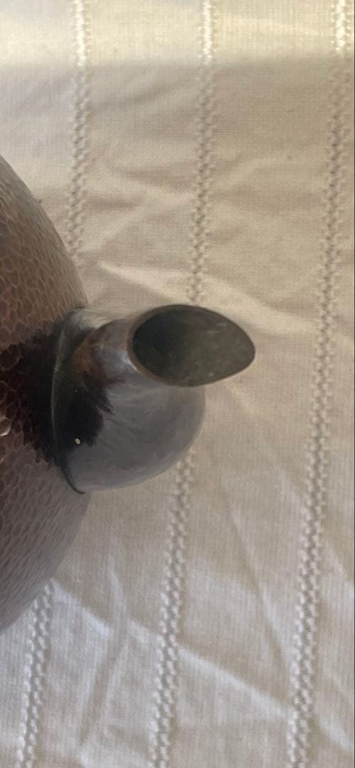 【名品】玉川堂 鎚起銅器 急須 銅製 伝統工芸 刻印あり