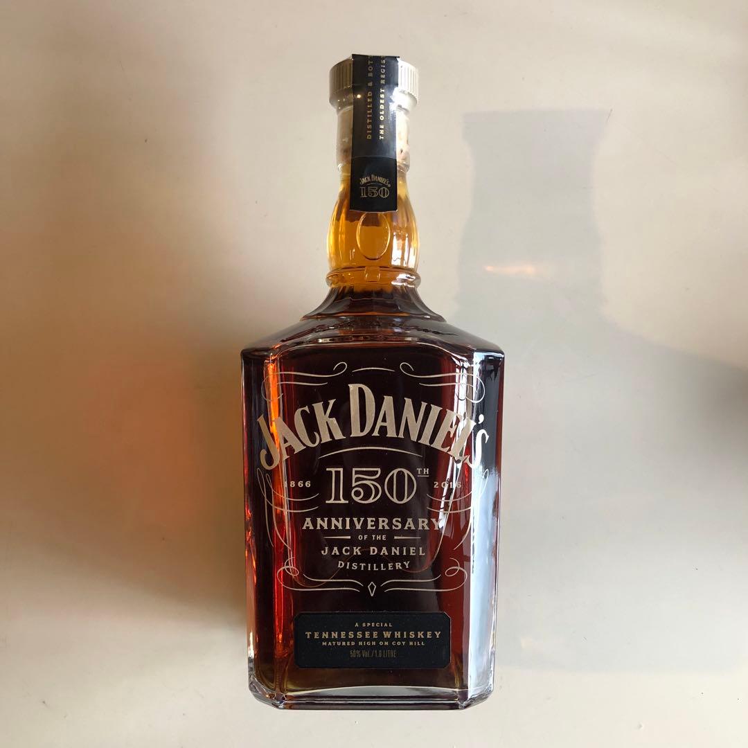 【未開栓•レア】ジャックダニエル 150周年記念ボトル 化粧箱入り 限定販売品
