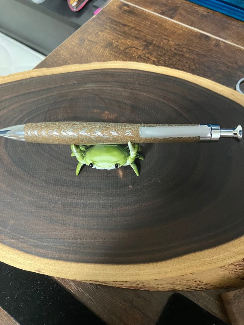 こぶた工房 メタライズ欅 ボールペン
