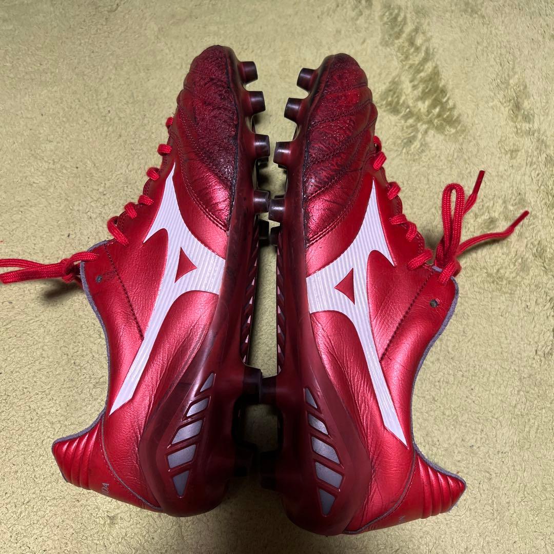 ミズノ　モナルシーダネオ2ジャパン　27cm レッド　サッカースパイク