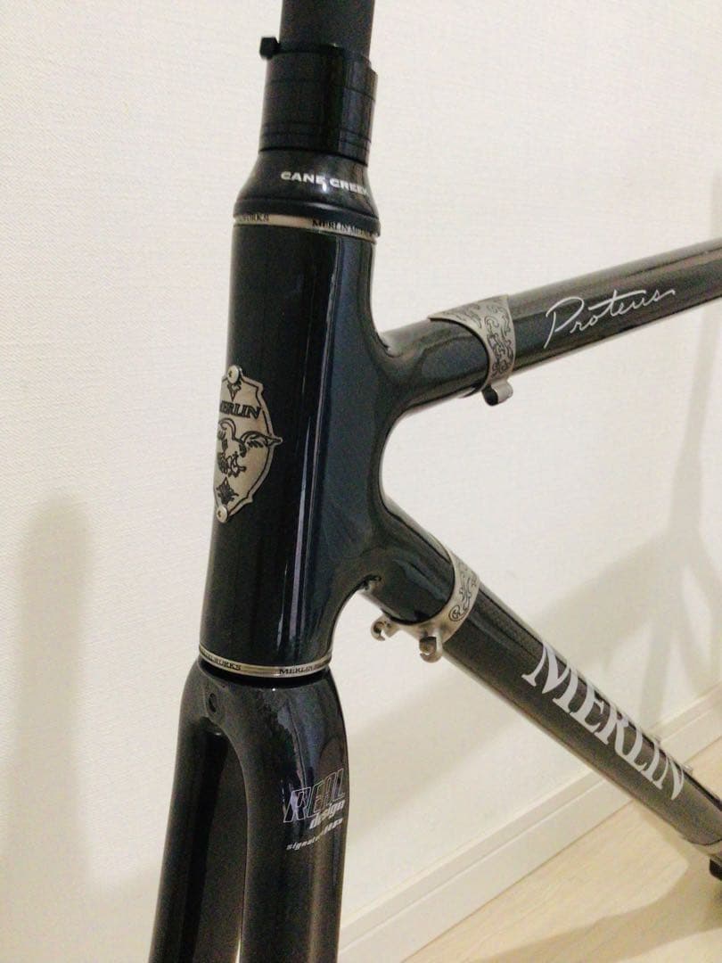 USA MERLIN 最上級 Proteus チタン&カーボン 未使用 フレーム