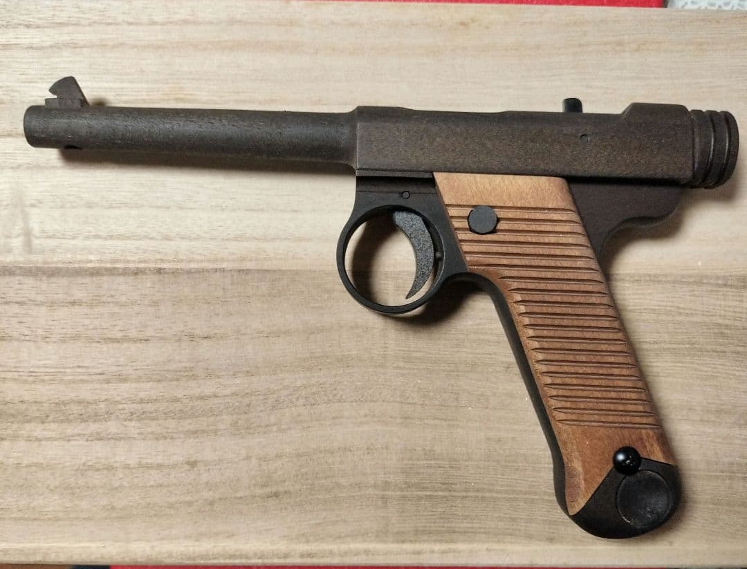 【2/1迄最終値下】木製品の共榮　超精密木製ゴム鉄砲　南部14年式 桐箱入