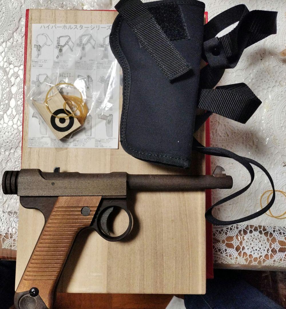 【2/1迄最終値下】木製品の共榮　超精密木製ゴム鉄砲　南部14年式 桐箱入