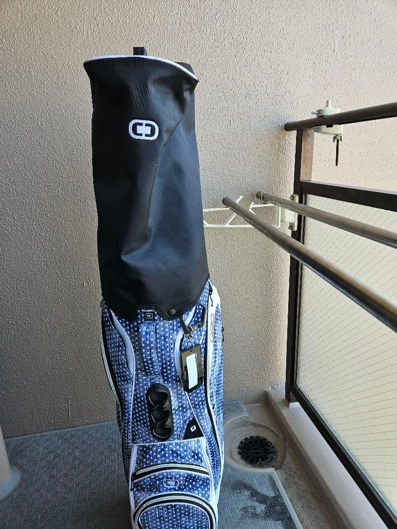 OGIO ゴルフバッグ ネイビー・ホワイト・ドット15分割セパレート