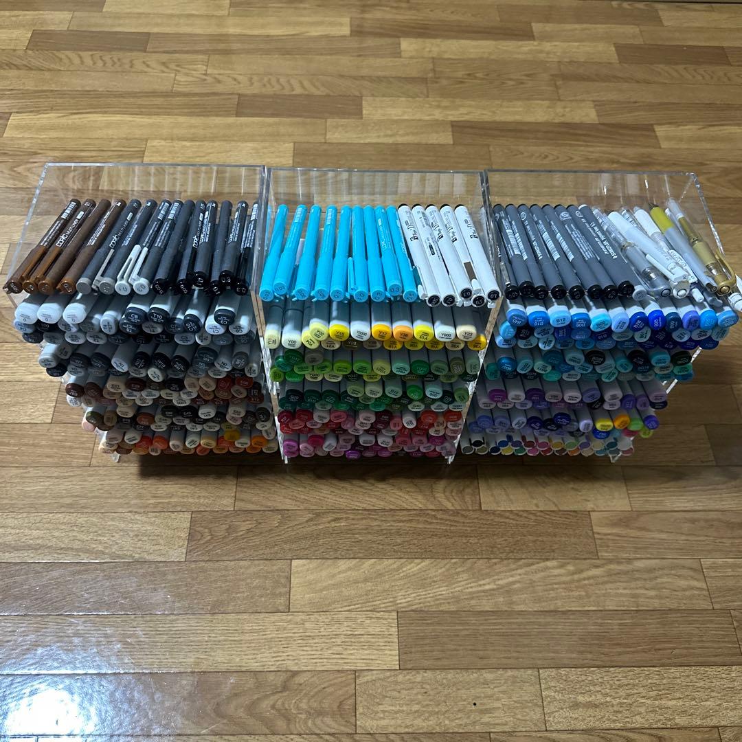 コピックスケッチ全色+コピッククレア全色+ミリペン