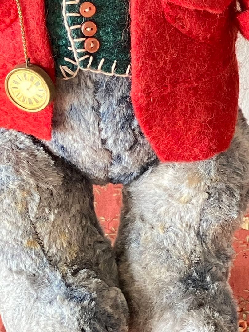 ナオミライト　不思議の国のアリスうさぎ　作家物テディベア