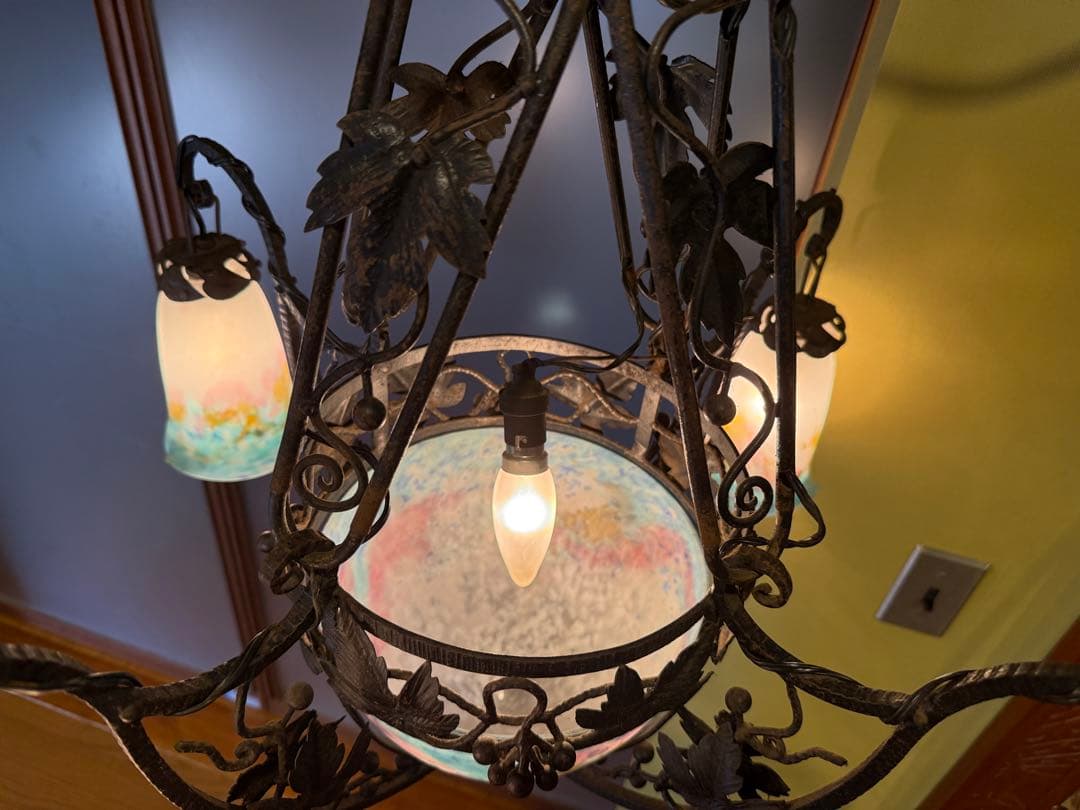 ミューラー兄弟 MullerFreresLuneville 5灯 シャンデリア