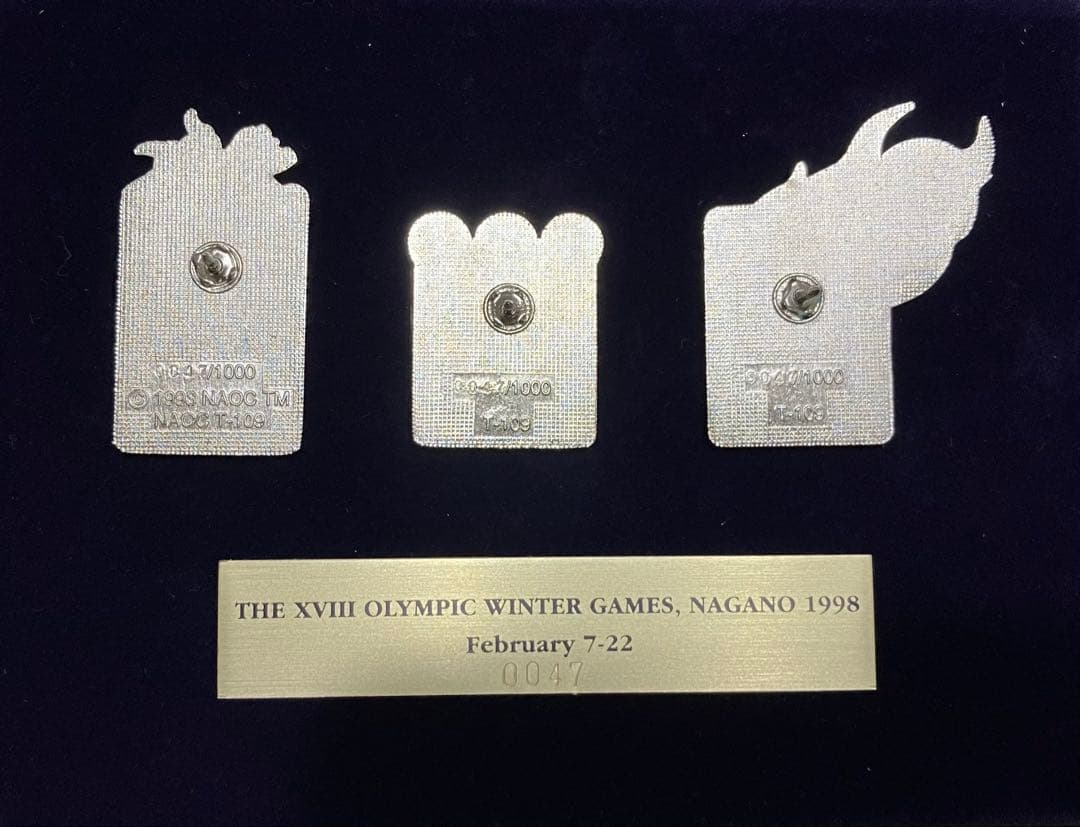 1998長野オリンピック ピンバッジ/IBM 3pinset