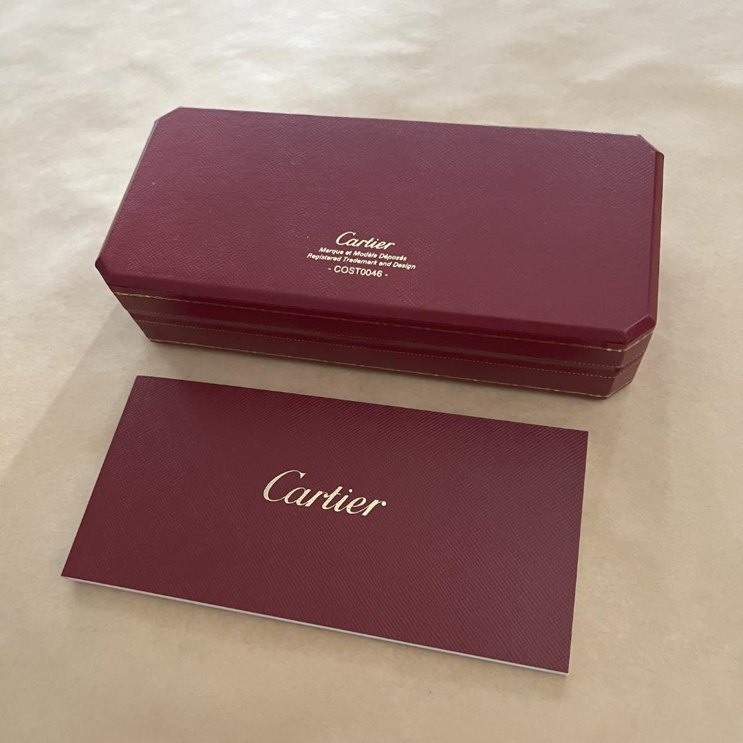 【美品】Cartier 　カルティエ　サントス ボールペン　ボルドー色