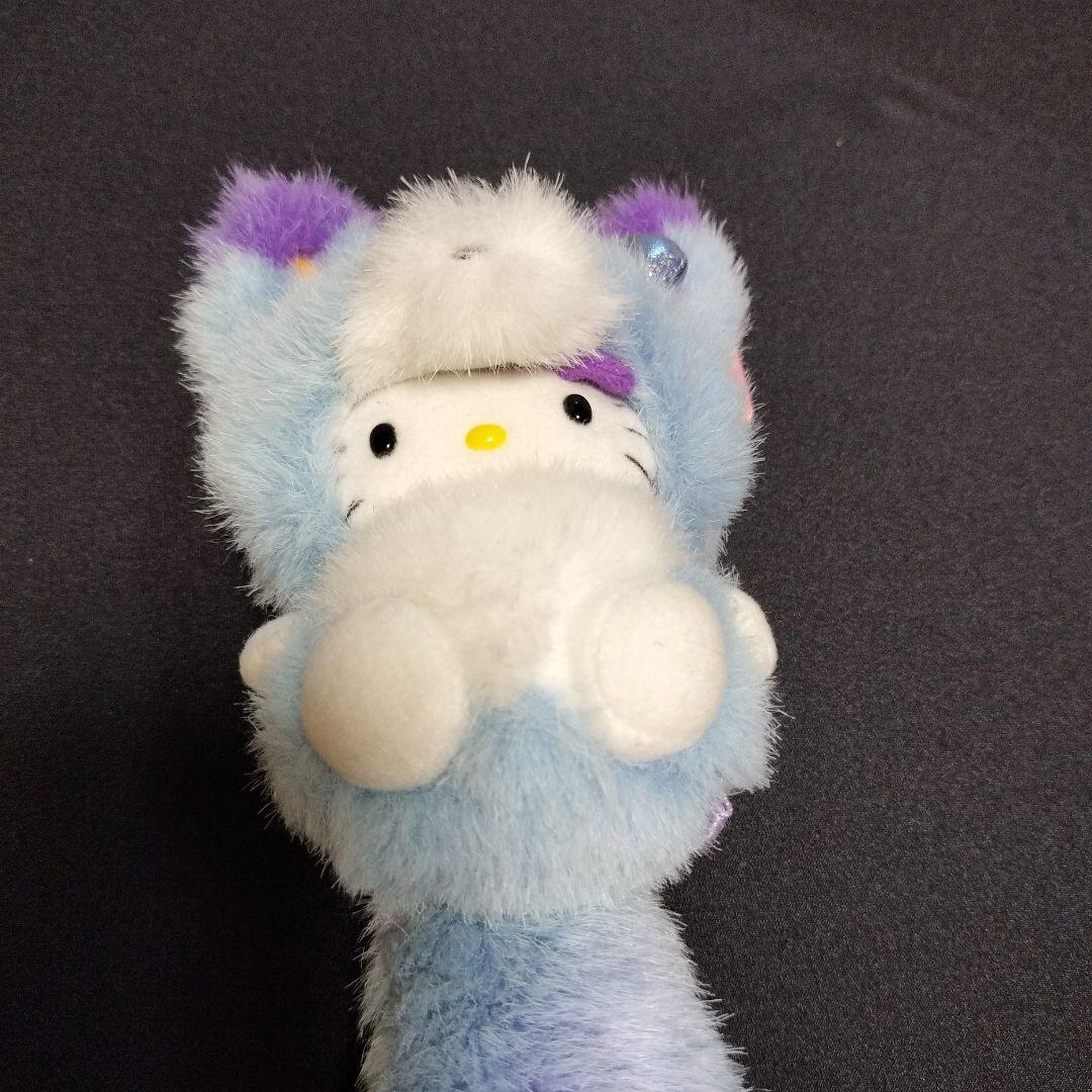 ハローキティ キタキツネ着ぐるみ ぬいぐるみ ラベンダー 北海道限定レア