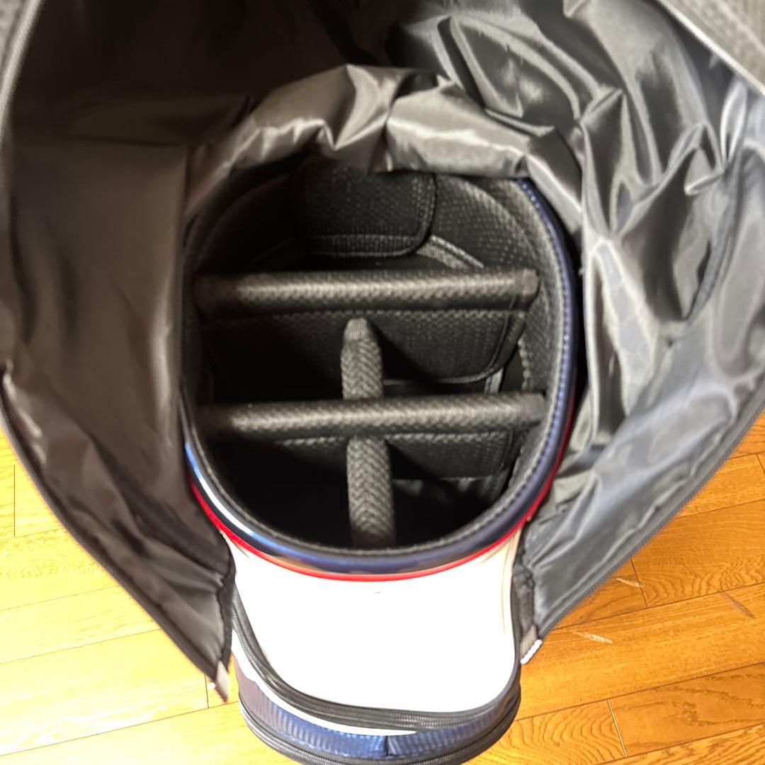 BRIDGESTONE GOLF キャディバッグ ホワイト/紺色