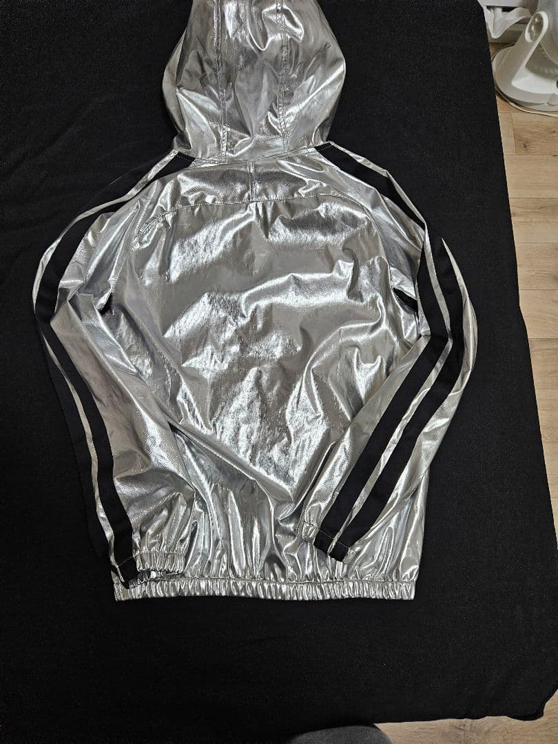 【✨未使用新品✨】タグ付　JACK BUNNY シルバー フードジャケットメンズ