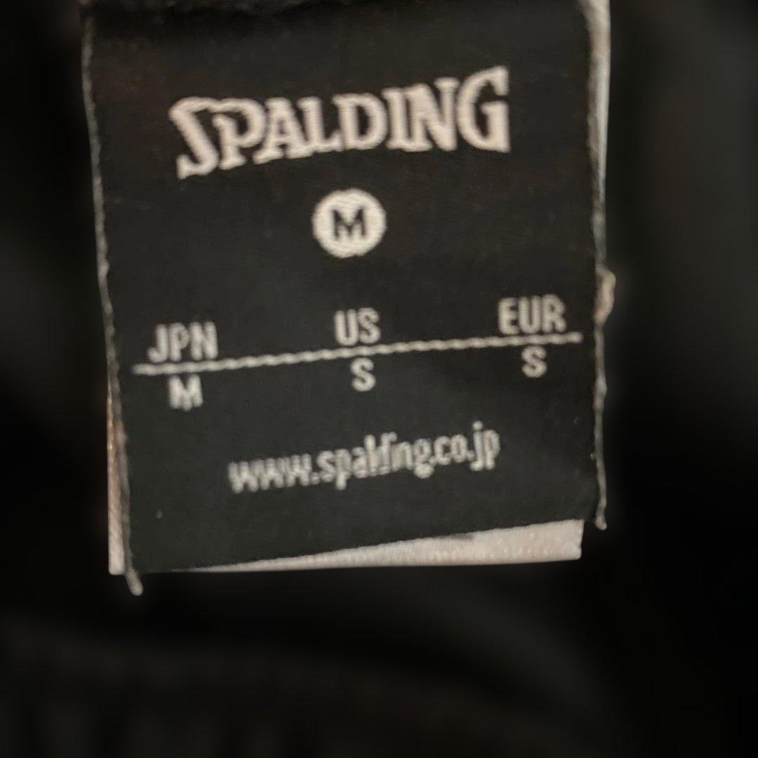 SPALDING ブラックジャージ上下セットM