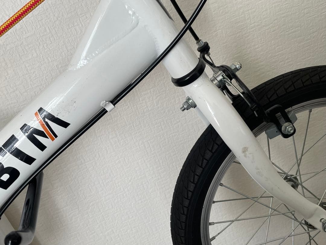 送料込み! 折りたたみ自転車　16インチ　6段ギア 【スケボー搭載可能】DIY