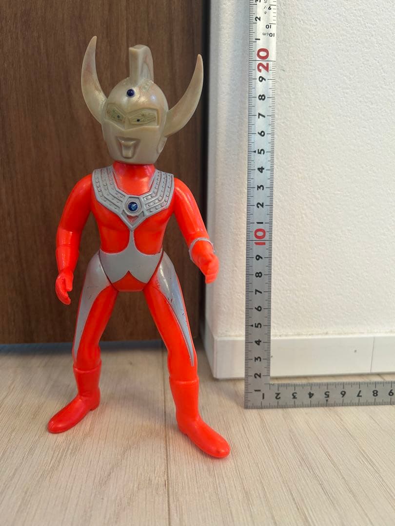 最終値下　当時物　ブルマァク　ウルトラマンタロウ　検）マルサン　面取れ　ソフビ