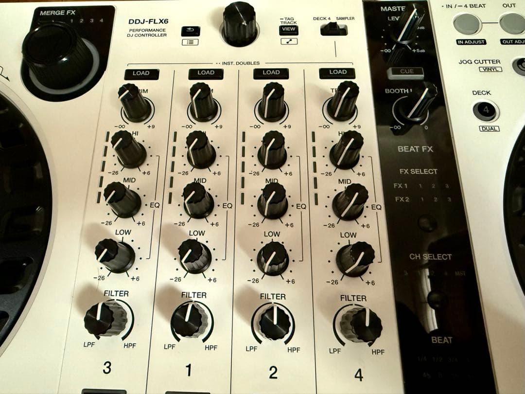 DJ機材 Pioneer DJ ddj-flx6-w