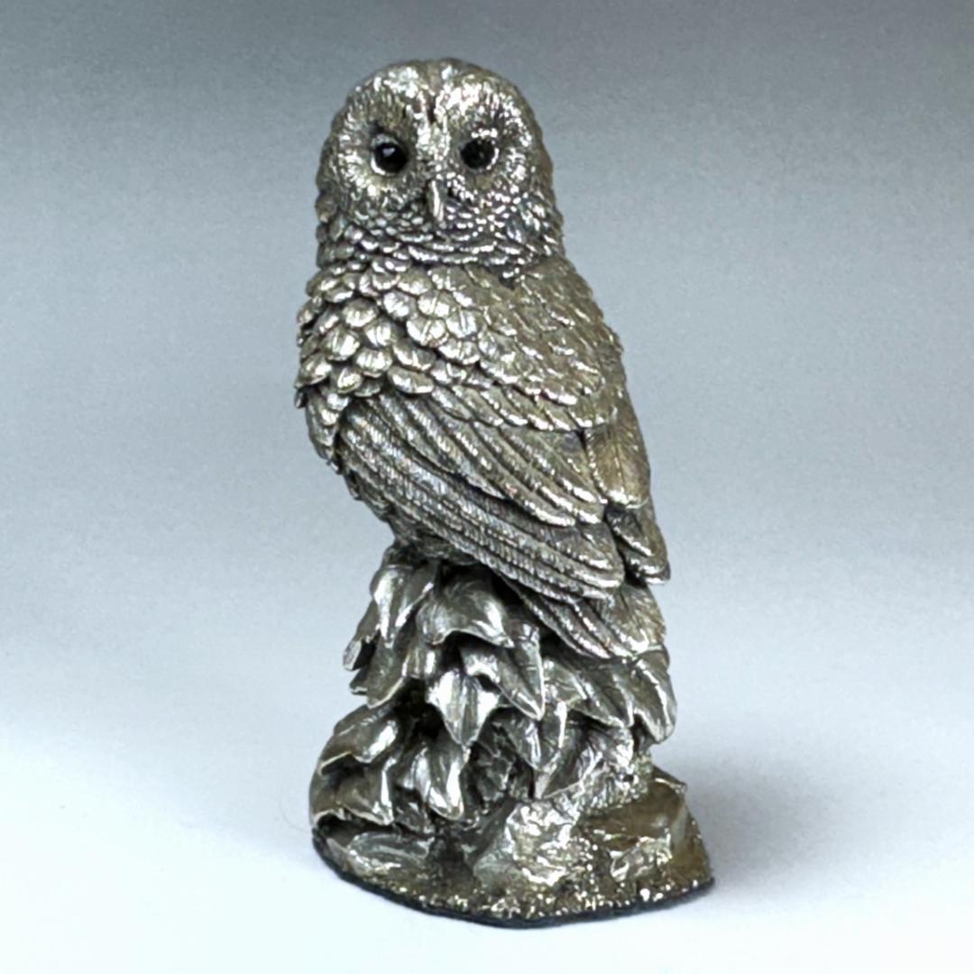 カントリーアーティスト スターリングシルバー フクロウ ふくろう 92g 英国