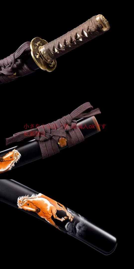 12インチT 10焼刃三色研磨馬到功成 古兵器 武具 刀装具 日本刀 模造刀