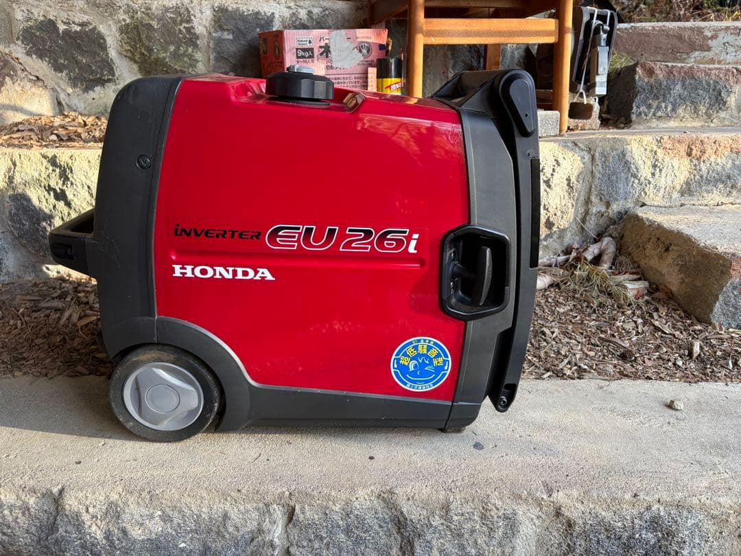 ボブ　発電機　HONDA EU26i 使用少なめ　ECOモード　取扱説明書