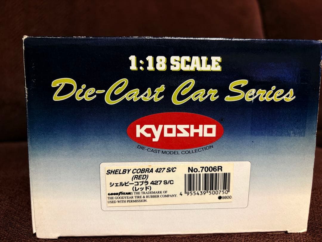 KYOSHO SHELBY COBRA427 S/C ミニカー1:18