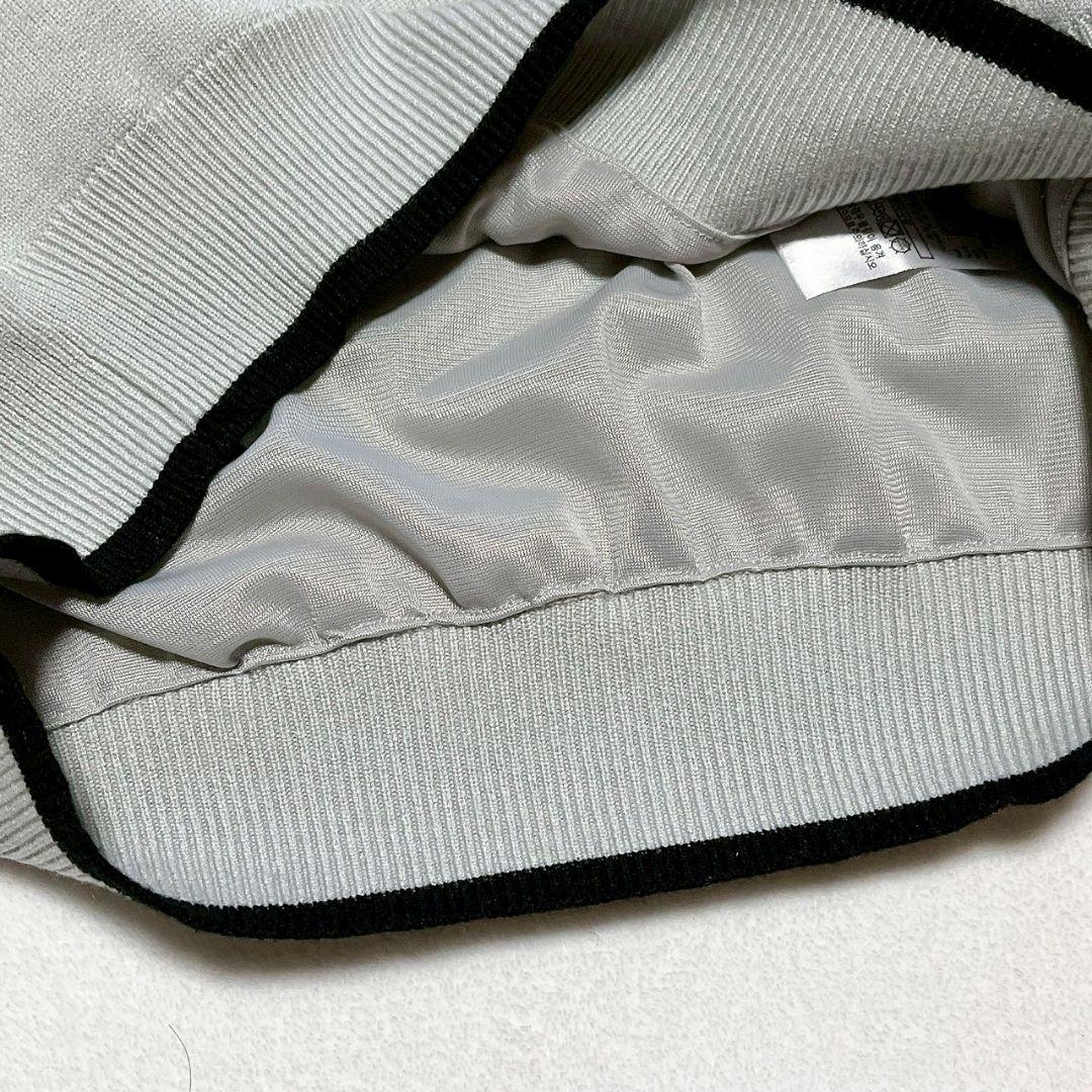 新品　マルボン　Malbon golf ゴルフ　裏地付トップス　グレー　Ｌ