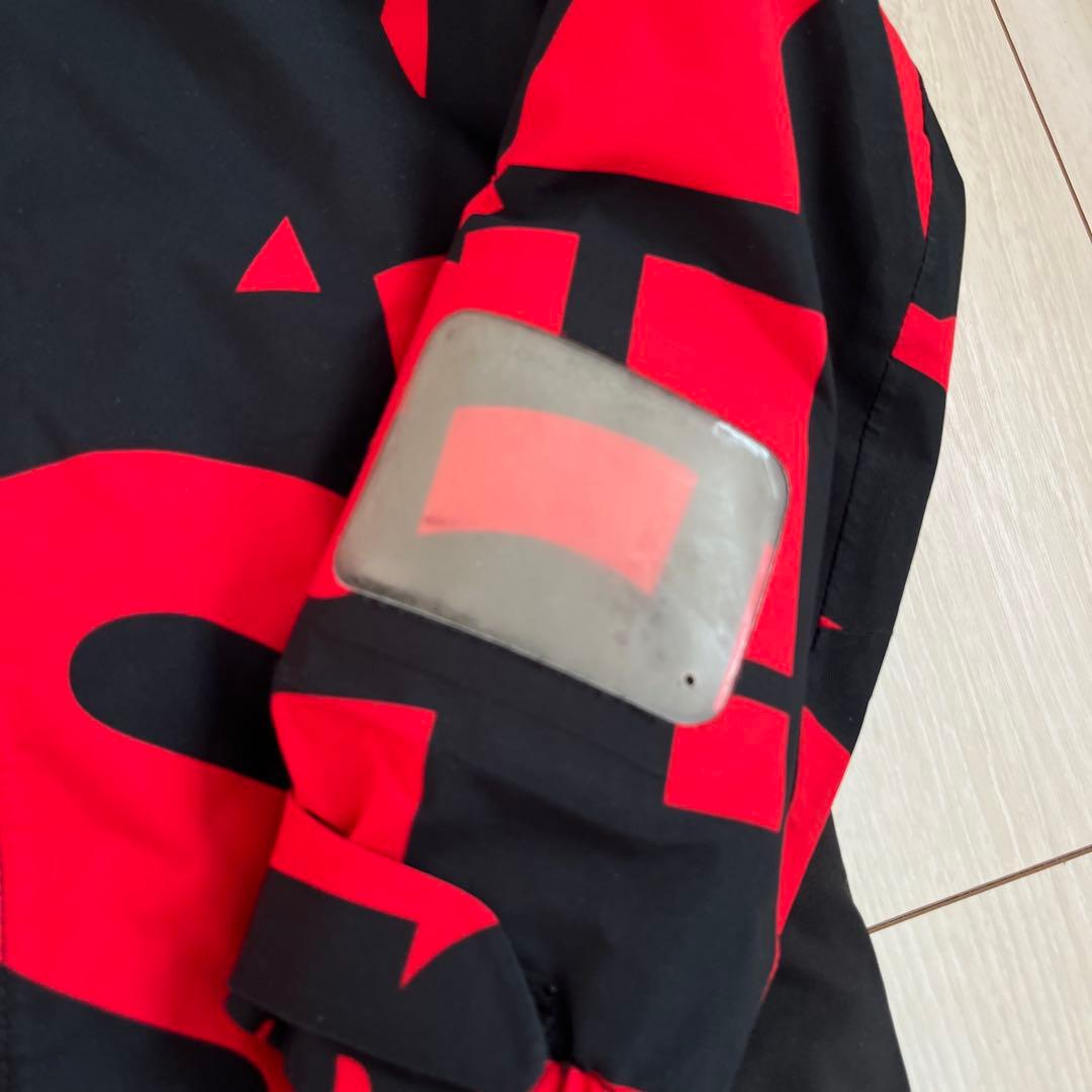 ミズノ　ウェア　スキー　120センチ　赤✖️黒