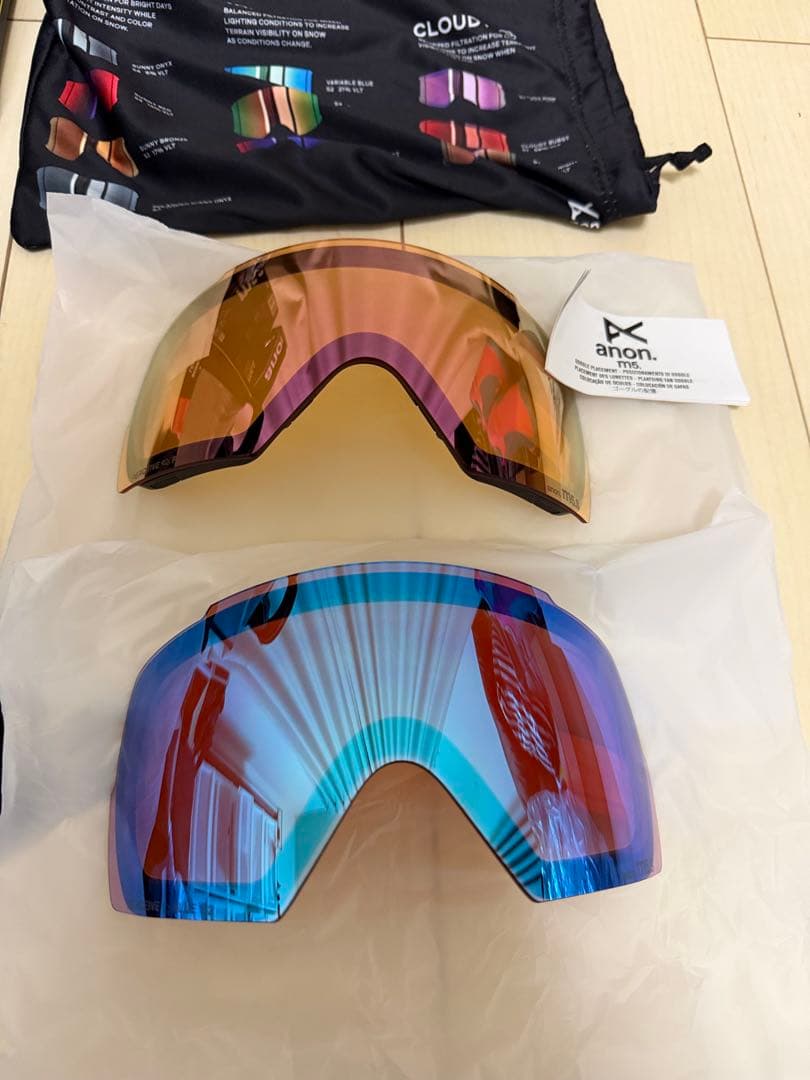 【未使用品】ANON M5S ローブリッジフィットゴーグル　フェイスマスク付