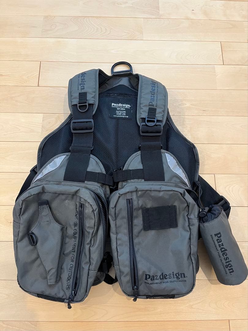 Pazdesign パズデザイン　マルチゲームベスト　ガンメタブラック