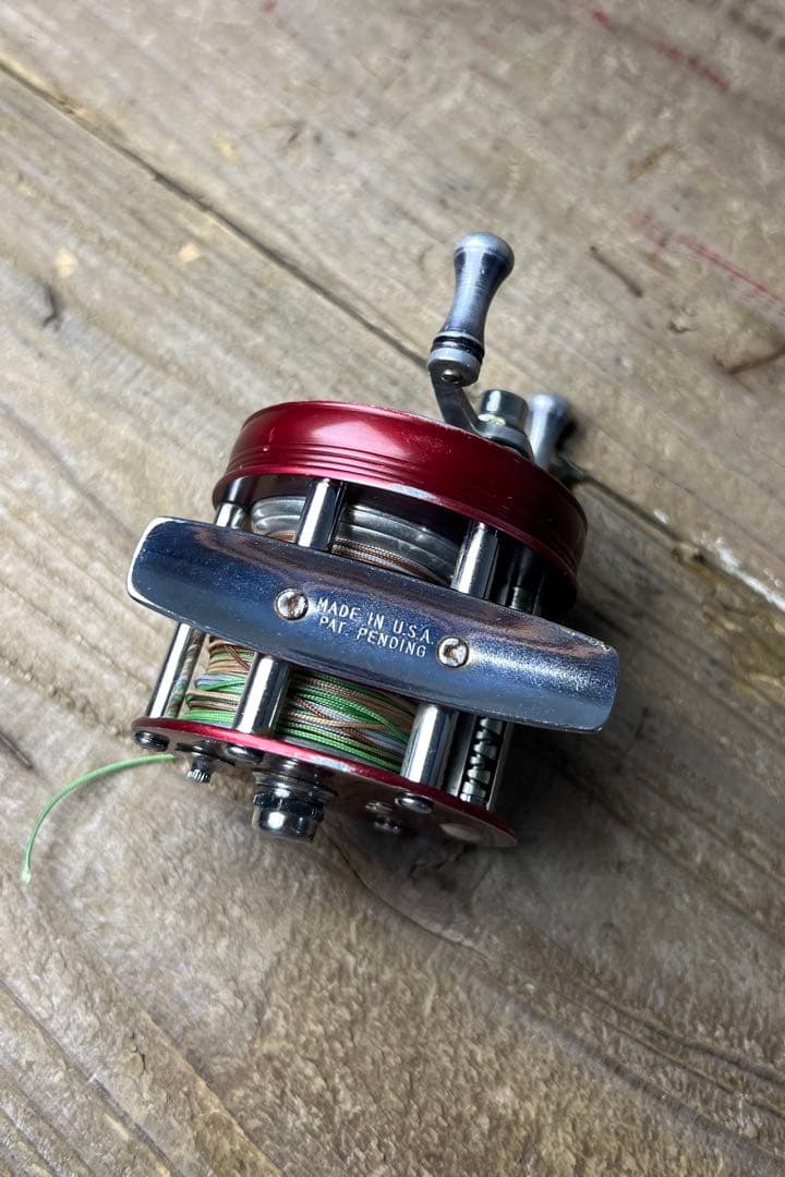 【ラングレー】ルアーキャスト オールド ダイレクトリール