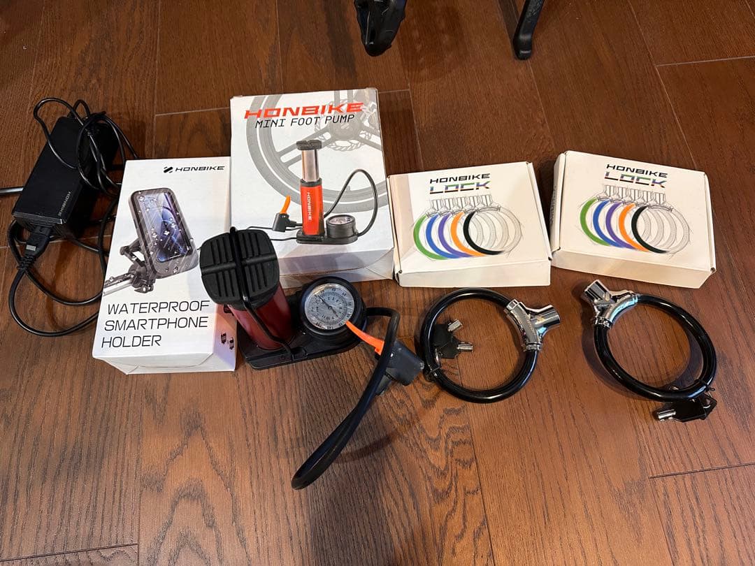 (新品)HONBIKE 電動アシスト自転車 ブラック　ホンバイク　付属品多数
