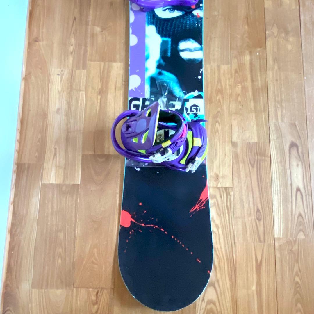 ROME SDS GRAFT 151cm FLUX RK30 Mサイズ スノボ