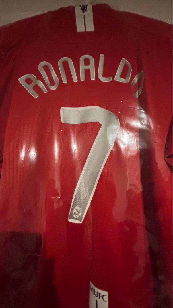 【希少品】2007-09 マンチェスター・U ♯7 C・ロナウド2XL