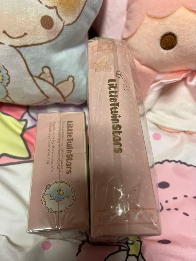 サンリオ キキララ 金髪 2013年BOOK型ケース＆ BOOK型メモ セット☆