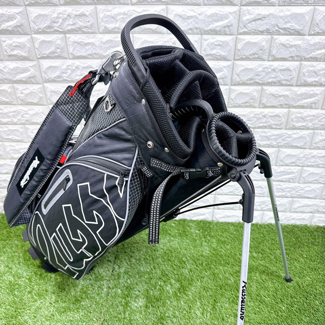 新品未使用 Russeluno ラッセルノ　キャディバッグ　スタンドバック 黒